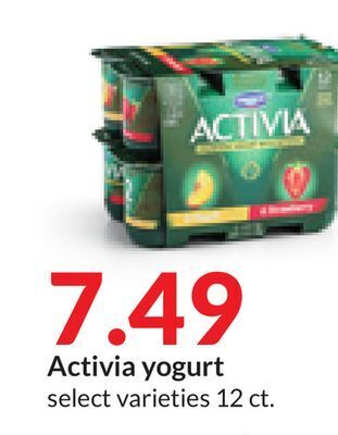 Hy-Vee Activia yogurt offer
