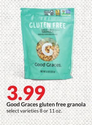 Hy-Vee Good graces gluten free granola offer