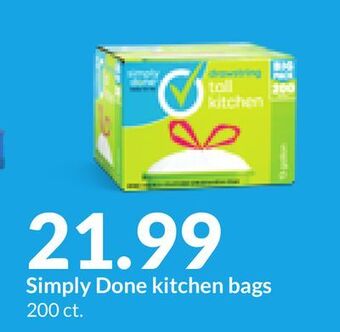 Hy-Vee Simply done kitchen bags offer
