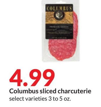 Hy-Vee Columbus sliced charcuterie offer