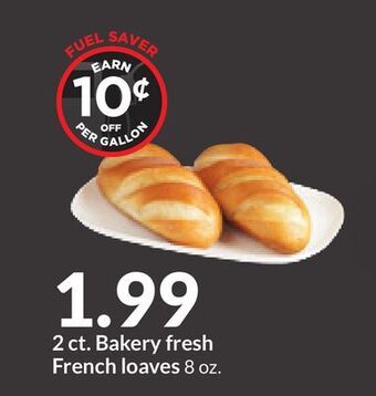 Hy-Vee 2 ct. bakery fresh french loaves offer