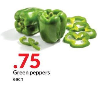Hy-Vee Green peppers offer
