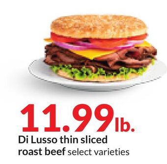 Hy-Vee Di lusso thin sliced roast beef offer