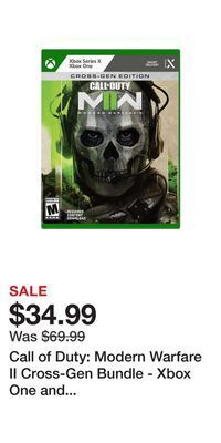 Game Stop Call of duty: modern warfare ii cross-gen bundle - xbox one and xbox series x/s offer