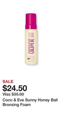 Ulta Beauty Coco & eve sunny honey bali bronzing foam offer