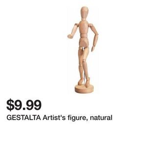 Ikea Gestalta artist's figure, natural offer
