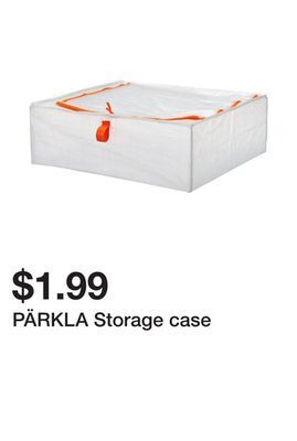 Ikea Pärkla storage case offer