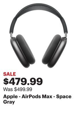 Best Buy Apple - airpods max - space gray offer
