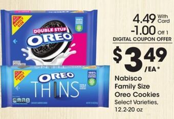 Ralphs Nabisco family size oreo cookies offer