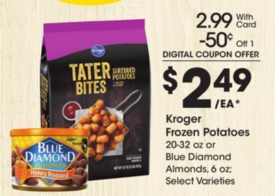 Ralphs Kroger frozen potatoes offer