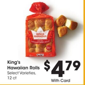 Ralphs King's hawaiian rolls offer