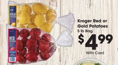 Ralphs Kroger red or gold potatoes offer