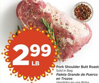 Food 4 Less Pork shoulder butt roasts offer