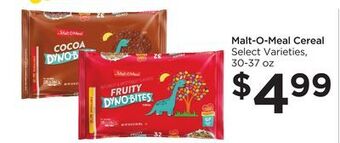 Food 4 Less Malt-o-meal cereal offer