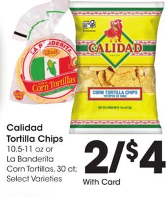 Ralphs Calidad tortilla chips offer