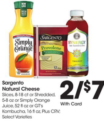 Ralphs Sargento natural cheese slices offer
