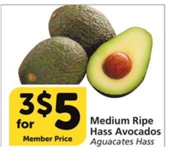 Vons Medium ripe hass avocados offer