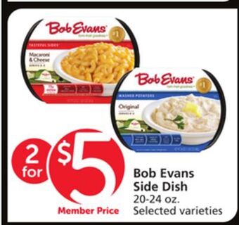 Vons Bob evans side dish offer