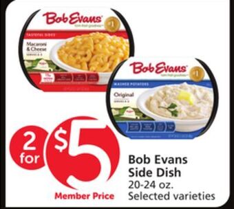 Albertsons Bob evans side dish offer