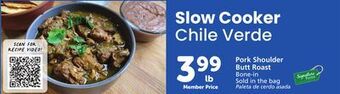 Vons Pork shoulder butt roast offer