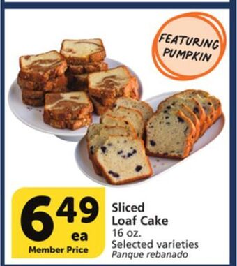 Vons Sliced loaf cake offer