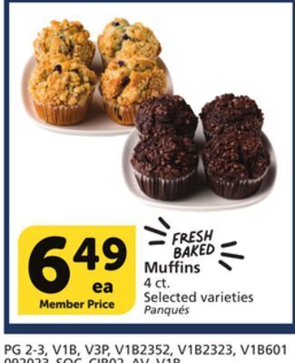 Vons Muffins offer