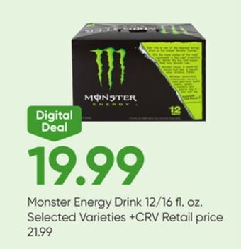 Stater Bros Monster energy drink offer