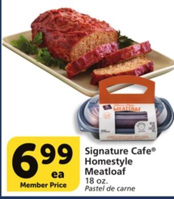 Albertsons Signature cafe homestyle meatloaf offer