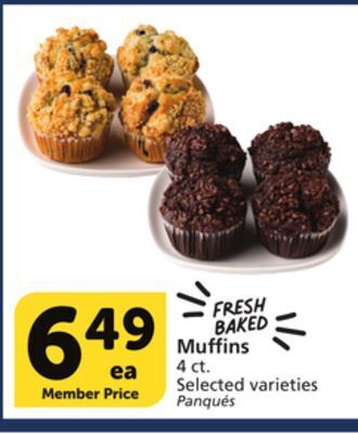 Albertsons Muffins offer