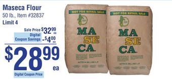 Smart & Final Maseca flour offer