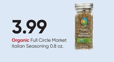 Stater Bros Organic full circle market italian seasoning offer