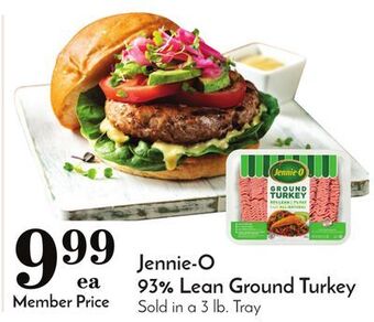 Pavilions Jennie-o 93% lean ground turkey offer