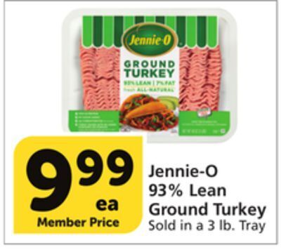 Albertsons Jennie-o 93% lean ground turkey offer