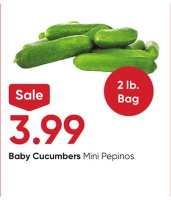 Stater Bros Baby cucumbers offer
