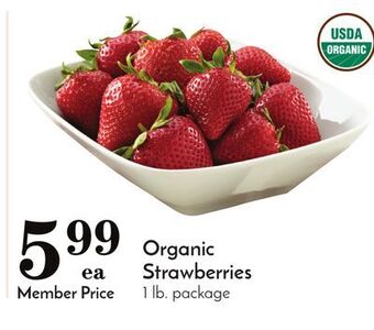 Pavilions Organic strawberries offer