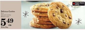Pavilions Delicious cookies offer