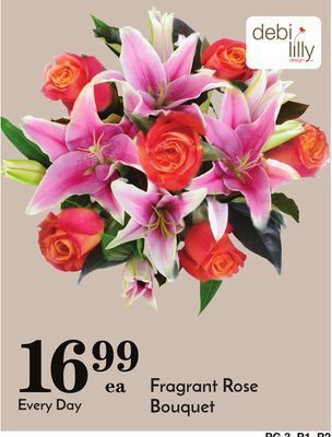 Pavilions Fragrant rose bouquet offer