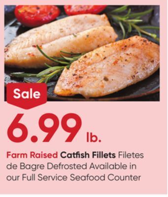 Stater Bros Catfish fillets offer