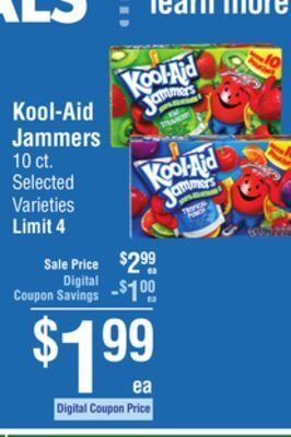 Smart & Final Kool-aid jammers offer