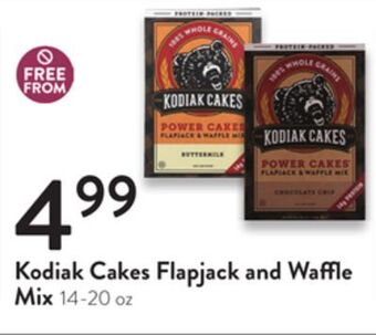 Fresh Thyme Kodiak cakes flapjack and waffle mix offer