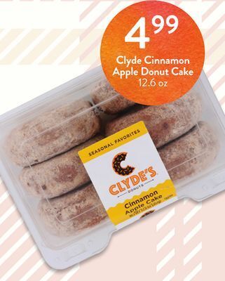 Fresh Thyme Clyde cinnamon apple donut cake offer