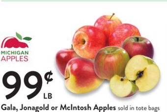 Fresh Thyme Gala, jonagold or mcintosh apples offer