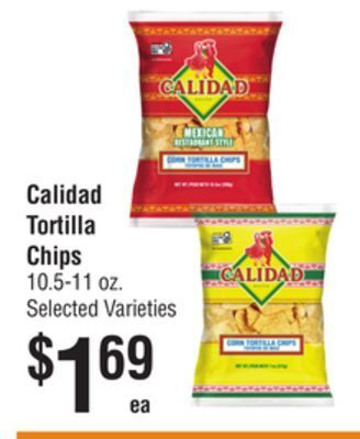 Smart & Final Calidad tortilla chips offer