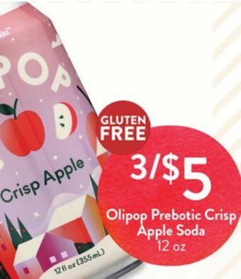 Fresh Thyme Olipop prebotic crisp apple soda offer