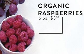 Fresh Thyme Organic strawberries offer