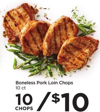 Food 4 Less Boneless pork loin chops offer