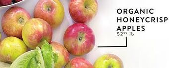 Fresh Thyme Organic honeycrisp apples offer