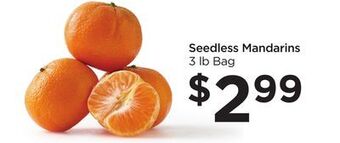 Food 4 Less Seedless mandarins offer