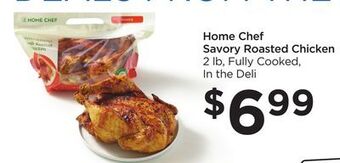 Food 4 Less Home chef savory roasted chicken offer