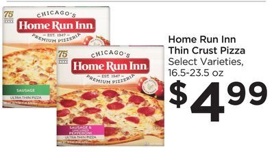 Food 4 Less Home run inn thin crust pizza offer